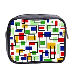 Colorful rectangles                                                                      Mini Toiletries Bag (Two Sides) from ArtsNow.com Back