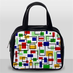 Colorful rectangles                                                                      Classic Handbag (Two Sides) from ArtsNow.com Back