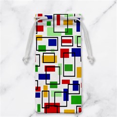 Colorful rectangles                                                                      Jewelry Bag from ArtsNow.com Front