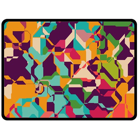 Retro chaos                                                                      Fleece Blanket from ArtsNow.com 80 x60  Blanket Front