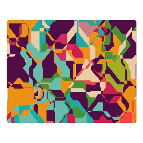 Retro chaos                                                                One Side Premium Plush Fleece Blanket (Large) from ArtsNow.com 80 x60  Blanket Front