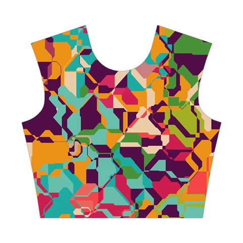 Retro chaos                                                                       Cotton Crop Top from ArtsNow.com Front