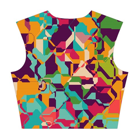 Retro chaos                                                                       Cotton Crop Top from ArtsNow.com Back