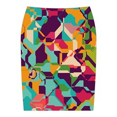 Retro chaos                                                                      Midi Wrap Pencil Skirt from ArtsNow.com Back