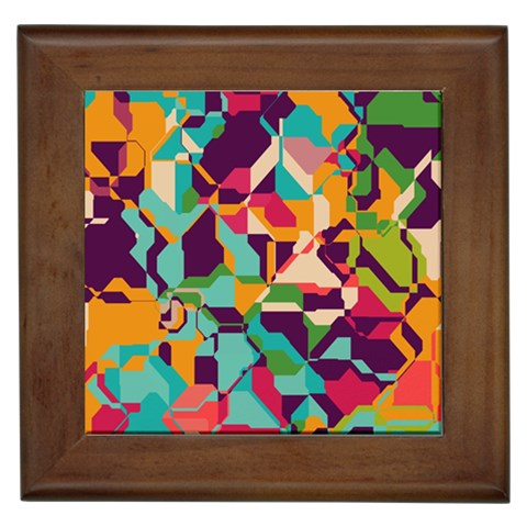 Retro chaos                                                                       Framed Tile from ArtsNow.com Front