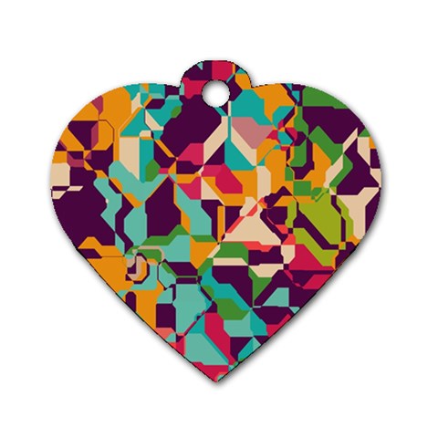 Retro chaos                                                                       Dog Tag Heart (One Side) from ArtsNow.com Front