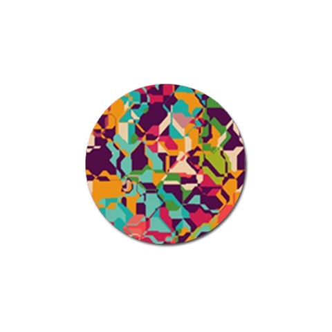 Retro chaos                                                                       Golf Ball Marker (4 pack) from ArtsNow.com Front