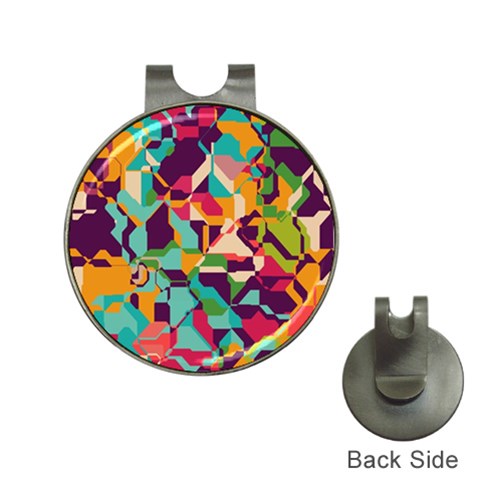 Retro chaos                                                                       Golf Ball Marker Hat Clip from ArtsNow.com Front