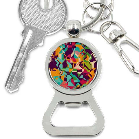 Retro chaos                                                                       Bottle Opener Key Chain from ArtsNow.com Front