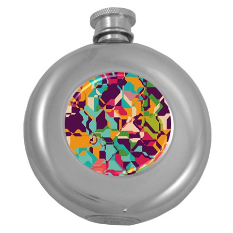 Retro chaos                                                                       Hip Flask (5 oz) from ArtsNow.com Front