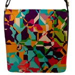 Retro chaos                                                                       Flap Closure Messenger Bag (S)