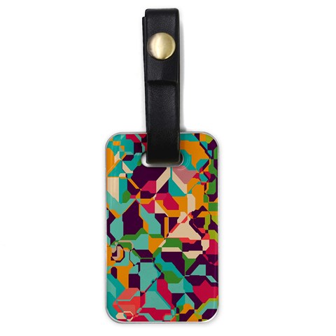 Retro chaos                                                                       Luggage Tag (one side) from ArtsNow.com Front