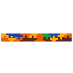 Retro colors puzzle pieces                                                                     Waist Pouch (Large) from ArtsNow.com Bottom