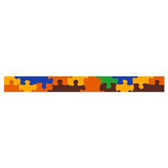 Retro colors puzzle pieces                                                                       Cross Back Hipster Bikini Set from ArtsNow.com Waistband