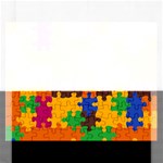 Retro colors puzzle pieces                                                                        Jigsaw Puzzle (Rectangular)