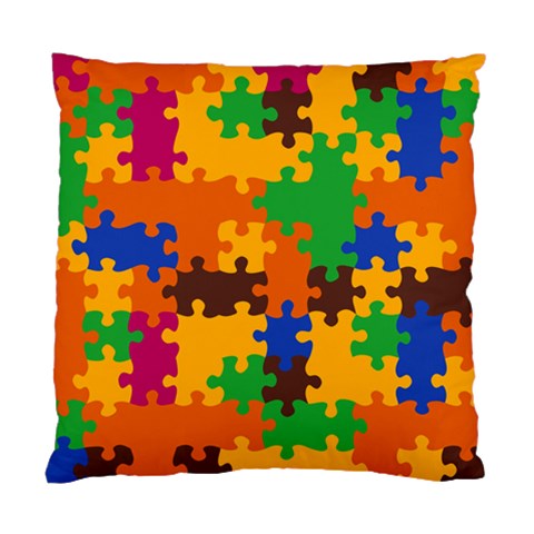 Retro colors puzzle pieces                                                                       Standard Cushion Case (Two Sides) from ArtsNow.com Front