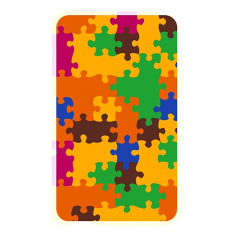 Retro colors puzzle pieces                                                                        Memory Card Reader (Rectangular) from ArtsNow.com Front