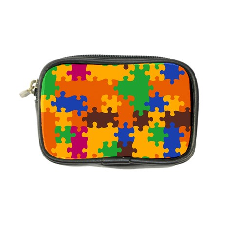 Retro colors puzzle pieces                                                                        Coin Purse from ArtsNow.com Front