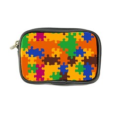 Retro colors puzzle pieces                                                                        Coin Purse from ArtsNow.com Front