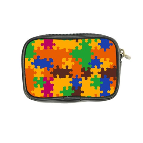 Retro colors puzzle pieces                                                                        Coin Purse from ArtsNow.com Back