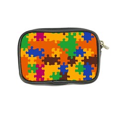 Retro colors puzzle pieces                                                                        Coin Purse from ArtsNow.com Back