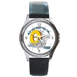 Octopi Toss Round Metal Watch