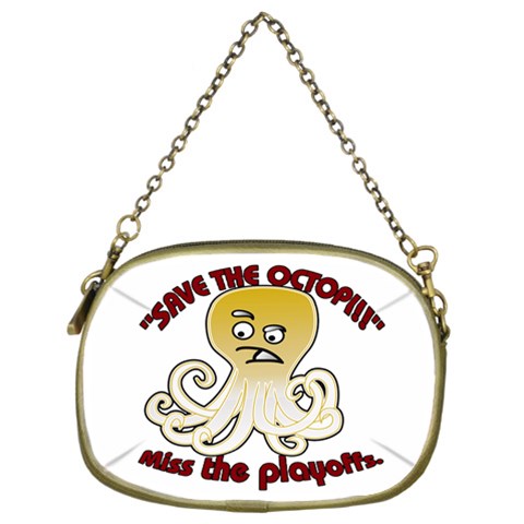 Save The Octopi!! Cosmetic Bag (Two Sides) from ArtsNow.com Back