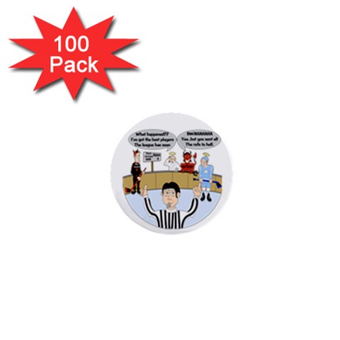 Jersey Devils 1  Mini Button (100 pack)  from ArtsNow.com Front