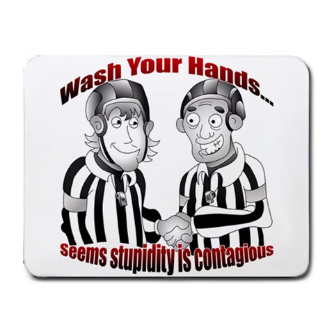 Wash Your Hands Small Mousepad from ArtsNow.com Front