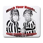 Wash Your Hands Large Mousepad