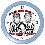 Wash Your Hands Color Wall Clock