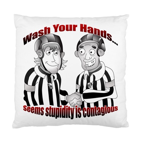 Wash Your Hands Cushion Case (Two Sides) from ArtsNow.com Front