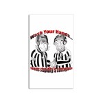 Wash Your Hands Sticker (Rectangular)