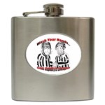 Wash Your Hands Hip Flask (6 oz)