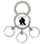 Well Paid 3-Ring Key Chain