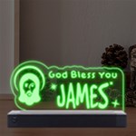 Personalized Name God Bless You LED Acrylic Message Display