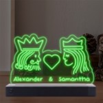 Personalized Name King and Queen LED Acrylic Message Display