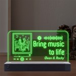 Personalized Music Player Any Text LED Acrylic Message Display