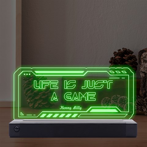 Personalized Text Technology Frame LED Acrylic Message Display from ArtsNow.com Front