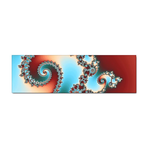 Fractal Spiral Art Math Abstract Sticker Bumper (10 pack) from ArtsNow.com Front