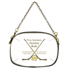 Golden Hockey Rule Cosmetic Bag (Two Sides) from ArtsNow.com Front