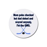 Boys GWG Rubber Round Coaster (4 pack)