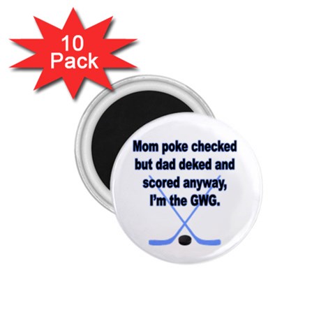 Boys GWG 1.75  Magnet (10 pack)  from ArtsNow.com Front