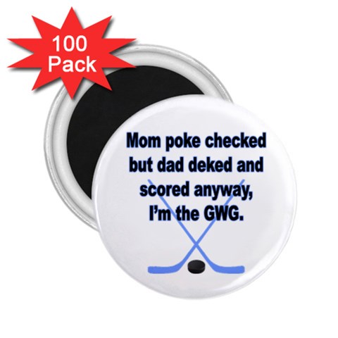 Boys GWG 2.25  Magnet (100 pack)  from ArtsNow.com Front