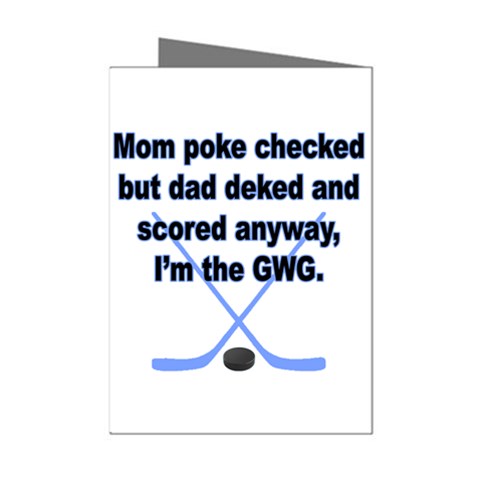 Boys GWG Mini Greeting Cards (Pkg of 8) from ArtsNow.com Left