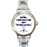 High Stick Round Italian Charm Watch