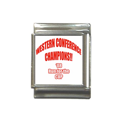 Western Conference Champions Italian Charm (13mm) from ArtsNow.com Front