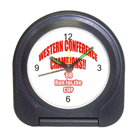 Western Conference Champions Travel Alarm Clock from ArtsNow.com Front