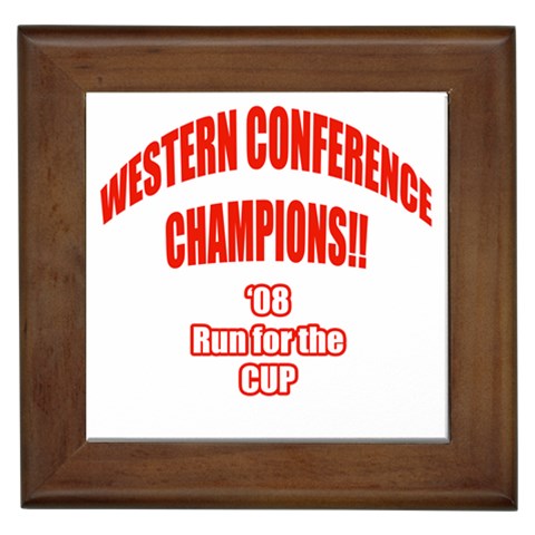 Western Conference Champions Framed Tile from ArtsNow.com Front