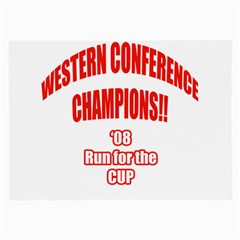 Western Conference Champions Glasses Cloth (Large, Two Sides) from ArtsNow.com Front